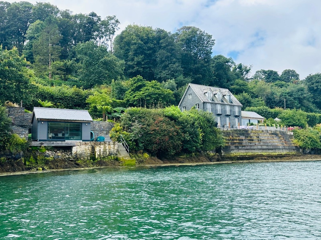 Otter Cottage seen from the water